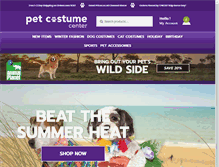 Tablet Screenshot of petcostumecenter.com